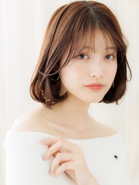 リタッチカラー大人美人小顔ワンカールAラインボブY浦和30代40代