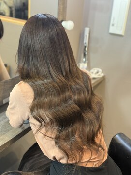 ラピス 横浜(Lapis) うる艶ブラウンカラーシールエクステ