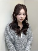 ★小顔黒髪クラゲヘアーオリーブグレーココアベージュ髪質改善★