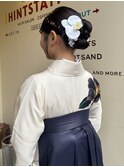 〈浅草 半個室〉ヘアセット×リボンヘア