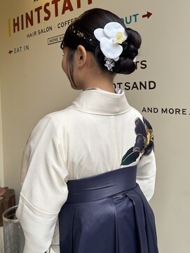 ヒントステーション(HINTSTATION) 〈浅草 半個室〉ヘアセット×リボンヘア