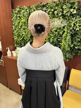 ぽつんと。美容室 ヘアアレンジ×着付け