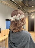 大分ヘアセットお呼ばれダウンスタイル