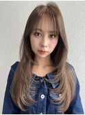 レイヤーカット/ハッシュカット/フレンチバング/A51