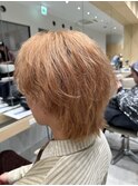 リバースセンターパート/メンズウルフ/似合わせカット