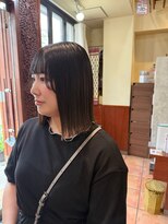 ヘアーフィックス リュウアジア 越谷店(hair fix RYU Asia)&nbsp;【RYU Asia越谷店】切りっぱなしボブ