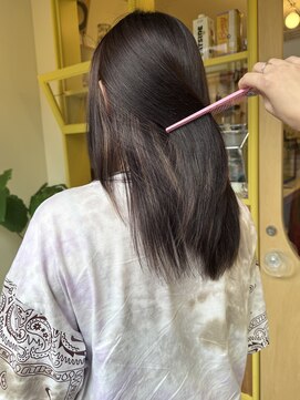 ヒントステーション(HINTSTATION) 〈浅草 半個室〉アッシュブラウン×インナーハイライト