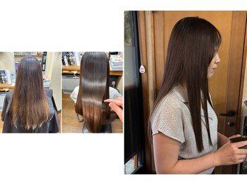シンラヘアー(SINRAhair)の写真/【白髪の悩みを解決！】専属スタイリストが担当◇髪に優しい薬剤でダメージレスにカラーを楽しもう♪