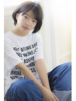 アンアミ オモテサンドウ(Un ami omotesando)&nbsp;【Un ami】《増永剛大》黒髪でも可愛い、愛されショートボブ☆