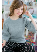ミック ヘアアンドメイク アップ 駒込店(miq Hair&Make up)&nbsp;外ハネ★カジュアルミディ