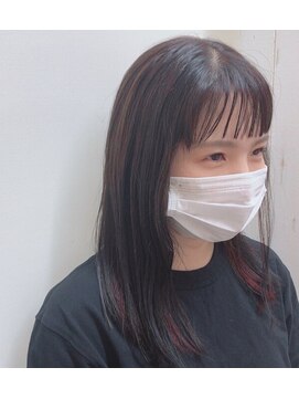 ヘアーメイク ラウラ(Hair+Make RauRa) ワイドバング×インナーカラー