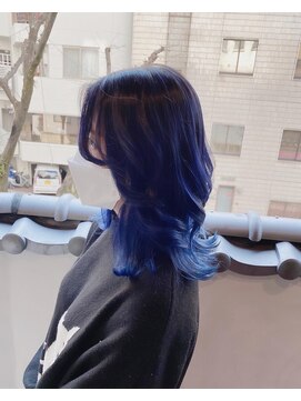 櫛の屋 ブルーグラデーションカラー