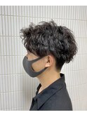 波巻きスパイラルパーマ波巻きパーマメンズパーマ