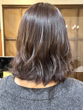 ネオリーブカップ 町田店(Neolive capu) 切りっぱなしロブ×アッシュブラウン【町田/jr町田/町田駅】