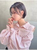 ACE横浜　シースルーバング×アッシュ・ブラックカラー