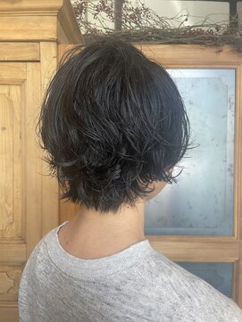 ニコ(nico) [朝のスタイリングも楽ちん♪] ショートボブパーマ