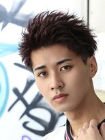 オーシャントーキョー ウエスト 心斎橋(OCEAN TOKYO WEST) ツーブロックメンズショートアップバング