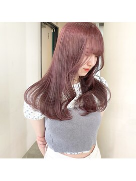 ニコフクオカヘアーメイク(NIKO Fukuoka Hair Make) 【NIKO】クリーミーピンクベージュ♪ガーリーヘア