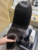 フォルテリノ ナゴヤ(FORTE Lino)&nbsp;髪質改善縮毛矯正×大人ガーリーツヤ髪ダークグレージュ