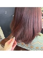 ハピネス クローバー 学園前店(Happiness CLOVER)&nbsp;大人可愛い　タンバルモリ　透明感カラー　小顔カット