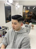 スキンフェード　サイドパート