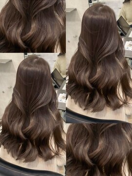 サイン 渋谷(SIGN) ザクザクレイヤーカット巻き方簡単ミディアムロング韓国渋谷