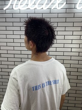 ラフ バイ マグ 南松本(R.A.F. by Mag) スパイキーショートメンズショートレイヤー束間ショート