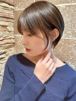 イメチェン前髪小顔ショート_銀座