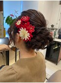 成人式　ヘアセット　卒業式　七五三　ヘアメイク