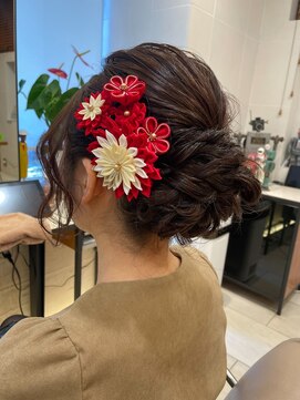 ブローニュ(Boulogne) 成人式　ヘアセット　卒業式　七五三　ヘアメイク