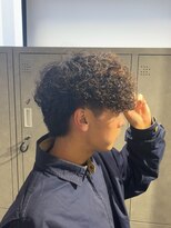 テクト バイアッシュ 吉祥寺店(Tect by Ash) 茶髪プードルパーマツーブロックフェード