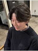 フェザーカットフェザーパーマハンサムショート毛流れヘアー