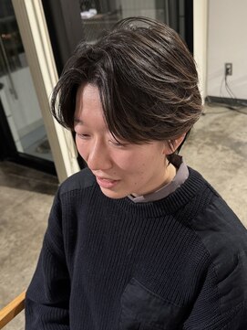 ニュート(Neut ) フェザーカットフェザーパーマハンサムショート毛流れヘアー
