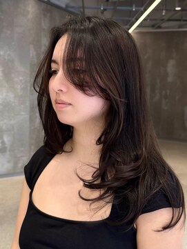 ピークアブー 原宿ハラカド(PEEK-A-BOO) 海外風レイヤー/フレーミングレイヤー/センターパート/コテ巻き