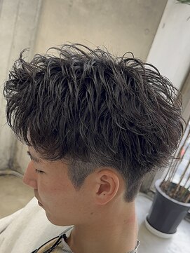 エデアンホンテン メンズサロン(EDEAN 本店 (旧:EDEAN 上通)) 熊本メンズサロン ショートパーマ アップバンクショート