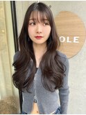 【WHOLE】暗髪ロングレイヤー