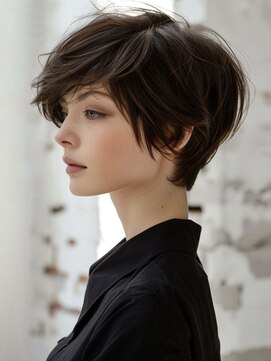 アルトリスト(Altruist Aging×HAIR&SPA) ★暗めカラーグランマッシュフェイスフレーミングデザインカラー