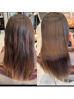 カロン バイ ジーナ 柏の葉キャンパス(Kalon by Zina)&nbsp;*暗めアッシュブラウン*髪質改善矯正【Zina柏の葉キャンパス】