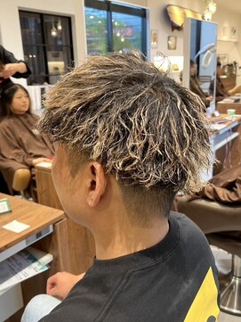 アース 長崎時津店(HAIR&MAKE EARTH) メッシュキャップ×ツイストスパイラルパーマ