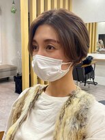 ベリテツー 京成大久保(verite2)&nbsp;絶壁解消/30代40代50代/大人ショートボブ/アースカラー