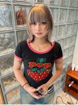 ノル 栄矢場町(nol)&nbsp;ブラウン×ブロンドブロックカラー