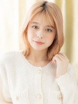 カバーヘア ブリス 上尾西口店(COVER HAIR bliss)&nbsp;全頭ブリーチ金髪ボブウルフカットマレットヘアY上尾10代20代