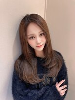 ロンドメリア 天神大名店(Lond Melia)&nbsp;イメチェンヘアスタイル小顔に見せるヘアココアベージュ