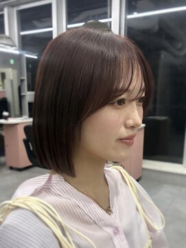 ジエクト カナウ(The Ect canow) ボブ/切りっぱなしボブ/ヘイリーボブ/タッセルボブ/ワインレッド