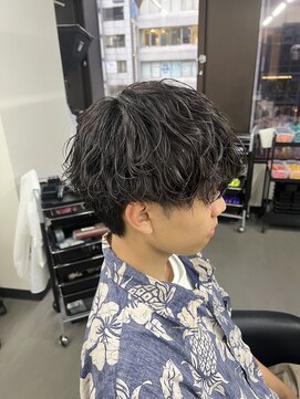 プルーブトウキョウ 渋谷(PROVE TOKYO) 爽やか無造作 シャドウパーマ メンズマッシュ