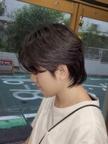 ネオリーブウリ 二子玉川店(Neolive uri) 韓国マッシュスペインカールスパイキーショートブルーブラック