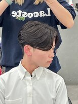 オーバルバイアピッシュ(OVARL by apish)&nbsp;フェザーパーマニュアンスセンターパート毛流れリバース