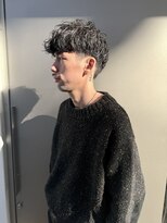 ヘアー アイス ルーチェ(HAIR ICI LUCE)&nbsp;ニュアンスパーマ フェードカット 刈り上げ メンズパーマ/ 井上