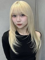 オニキス(ONYX) h46 抜きっぱなしブロンド表参道レイヤーカット