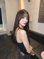 シェノン 表参道(CHAINON)&nbsp;表参道/着物ヘア/ダークアッシュ/ミディアムレイヤーカット/渋谷